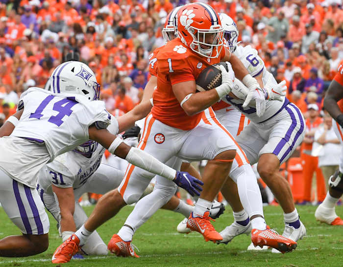 Clemson running back Will Shipley
